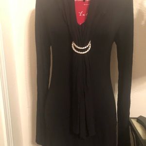 Stunning Vertigo Paris black tunic